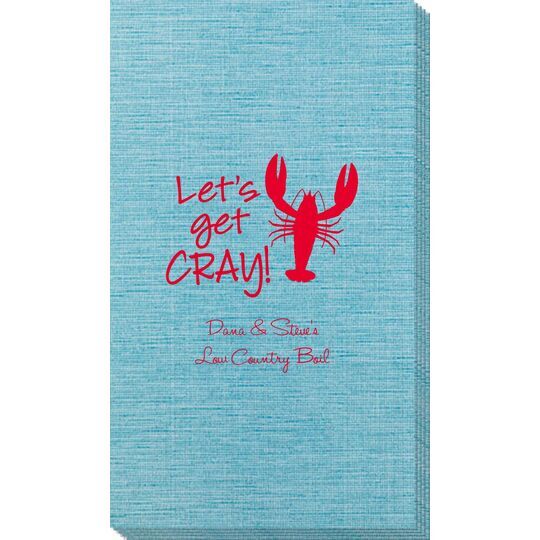 Let's Get Cray Bamboo Luxe Guest Towels